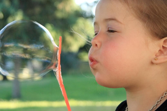 Calming Activities for Kids - Blowing Bubbles to Relieve Stress & More